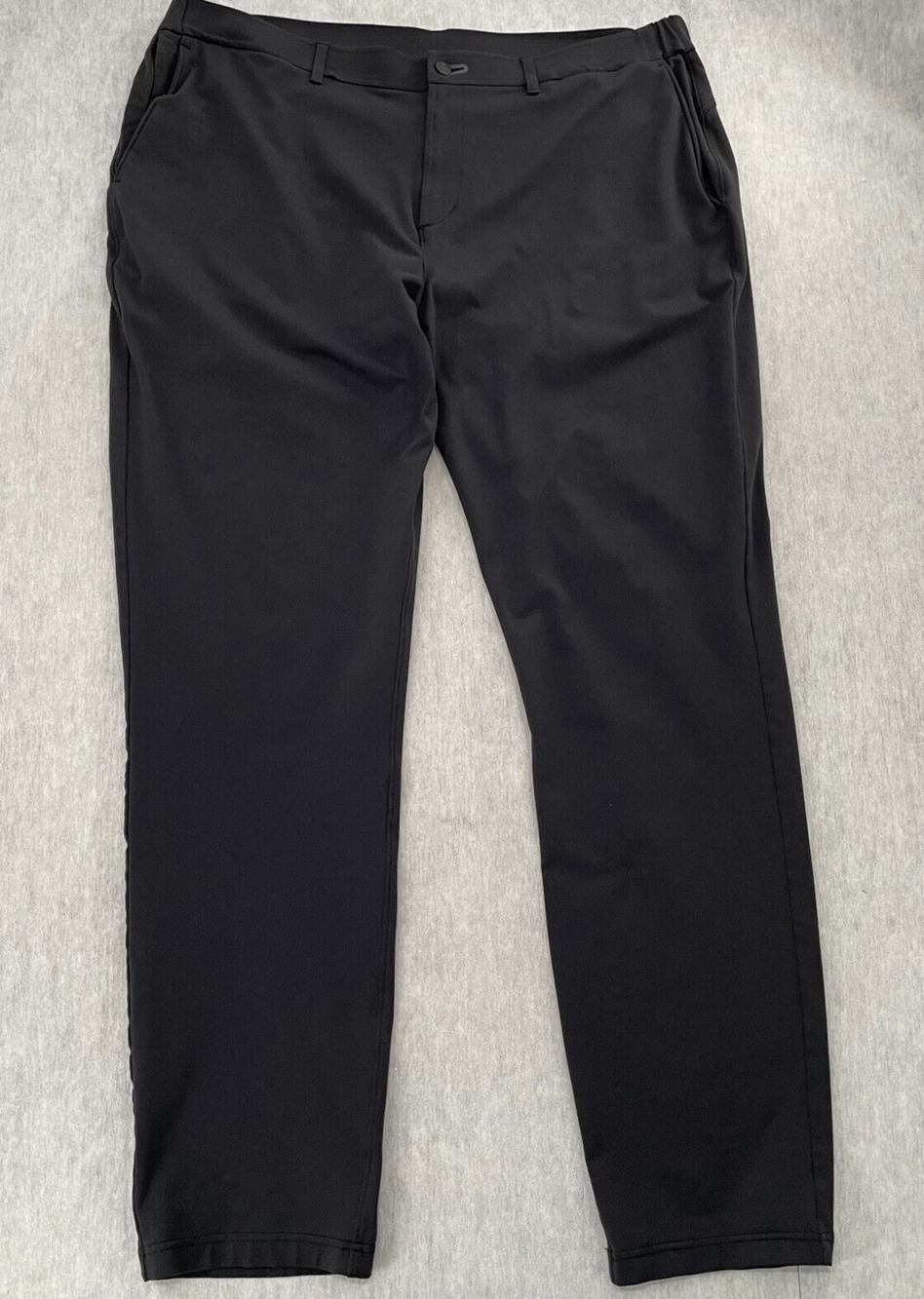 Public Rec Pants Adult 42 Black Workday Pant Stretch Pockets Logo Mens